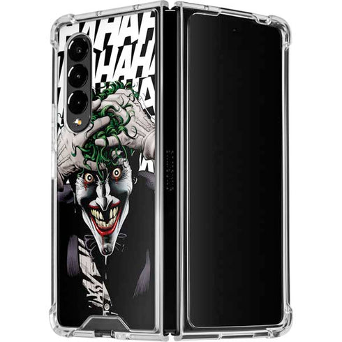 DC Comics The Joker Killing Joke Variant Cover Art by Brian Bolland Galaxy Z Fold4 5G Clear Case